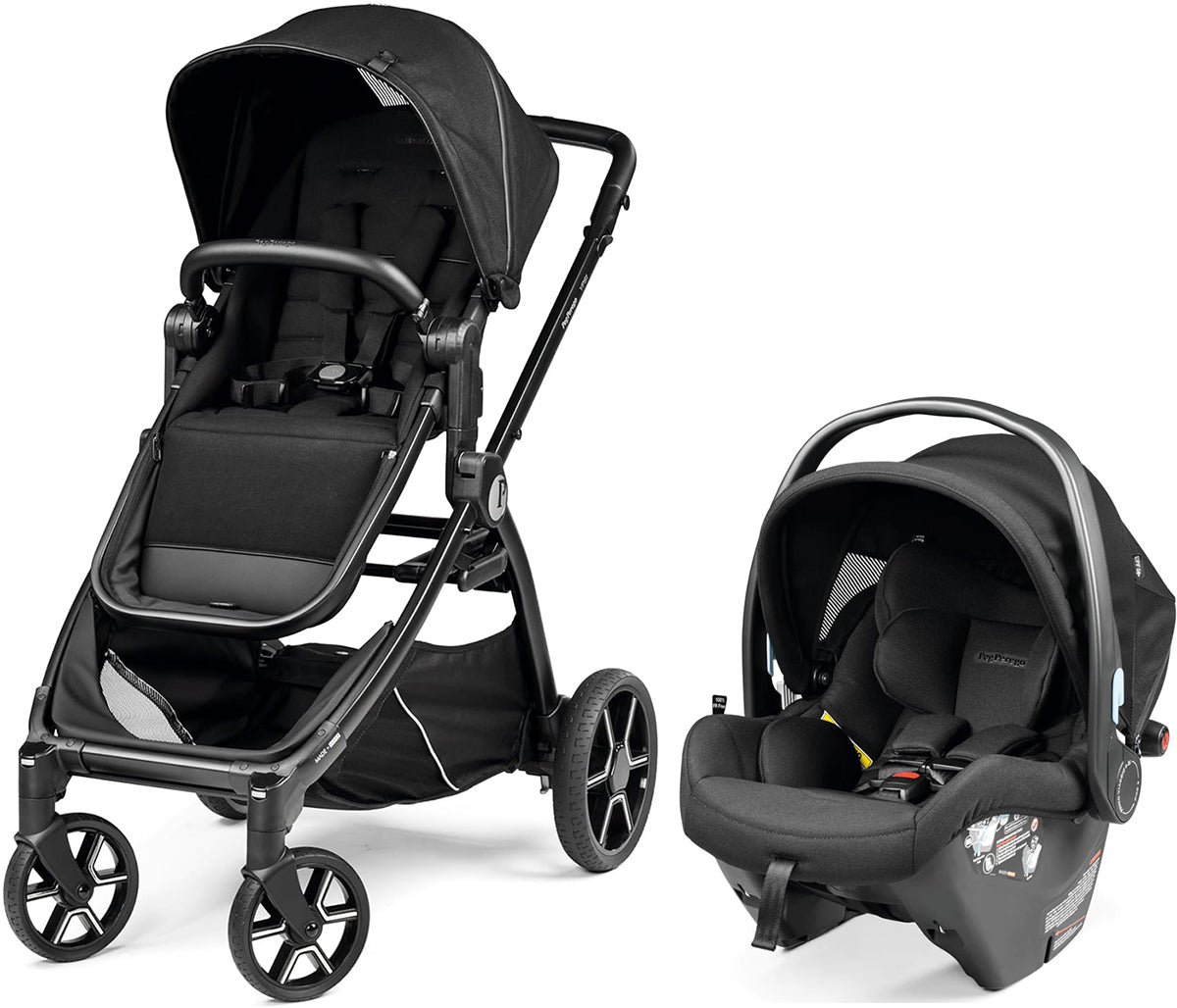 Peg Perego YPSI + Primo Viaggio Nido K Travel System Bundle - True Black / True Black