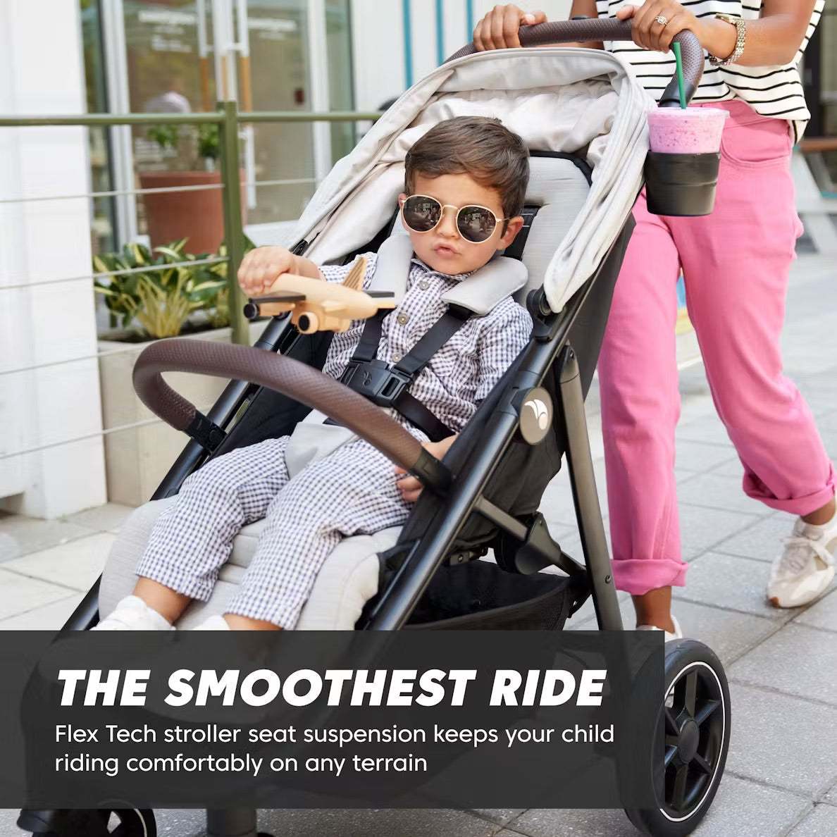 Baby Jogger City Mini Air Lightweight Stroller - Frosted Ivory