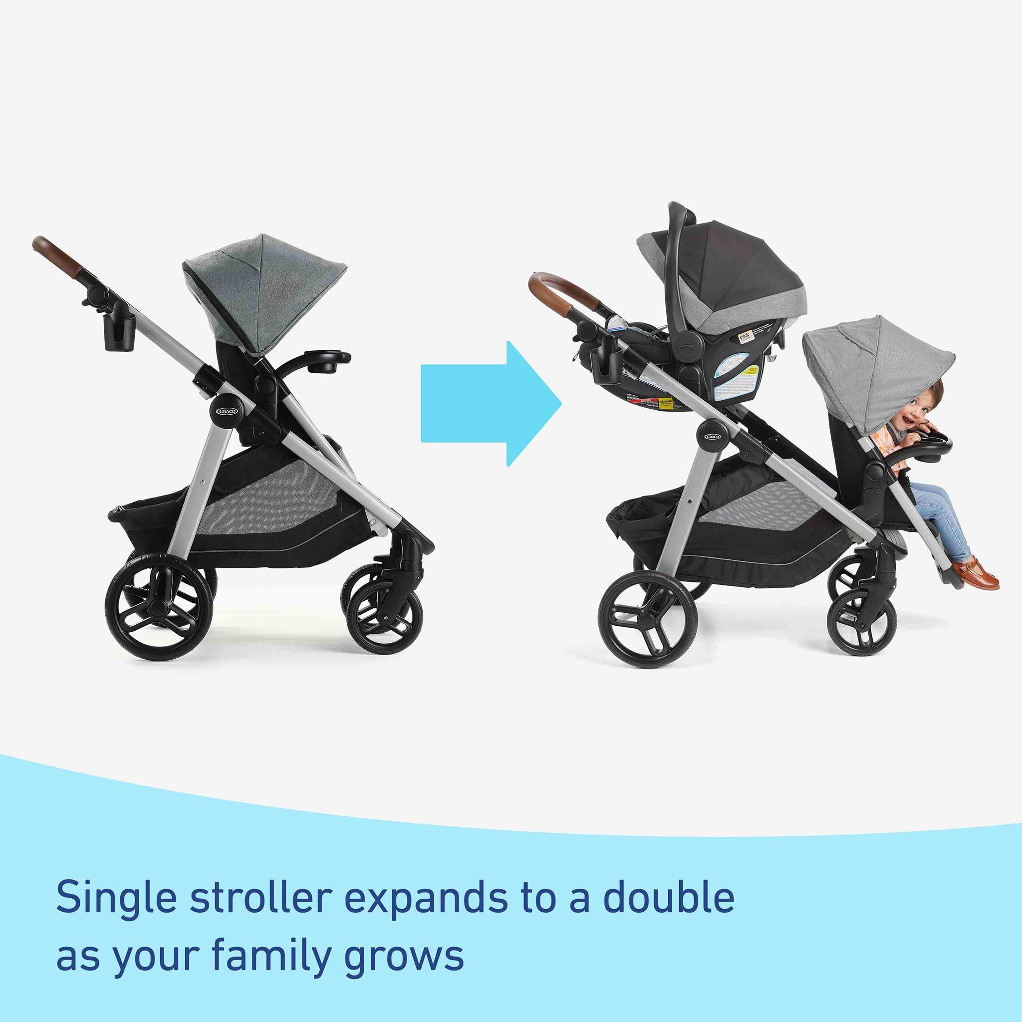 Graco Modes Nest2Grow DLX Travel System - Riordan