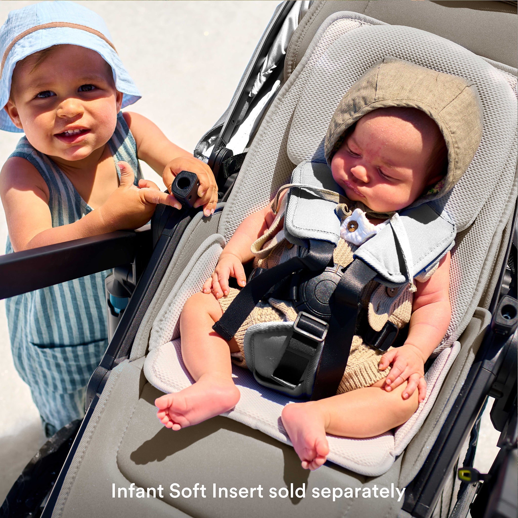 Veer Switch&Roll Luxe Single-to-Double Stroller Bundle with Leather Kit - Green Jasper