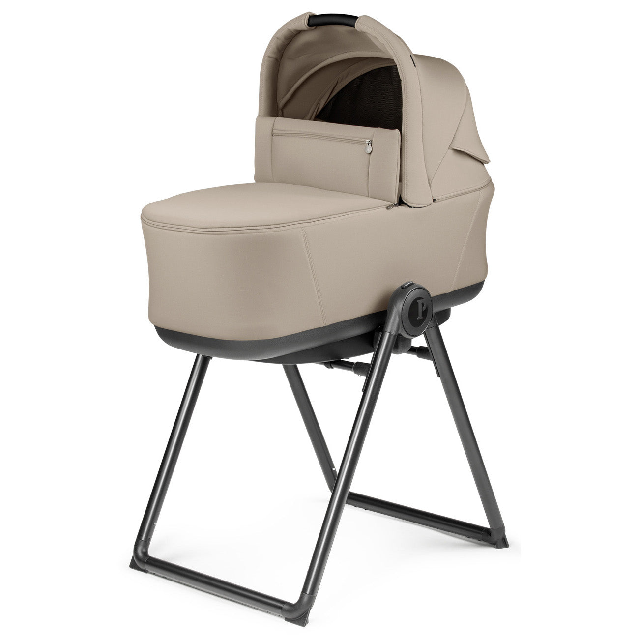 Peg Perego City Loop Stroller + Bassinet +  Primo Viaggio Urban Mobility Travel System Bundle - Black / Vanilla Blend / True Black