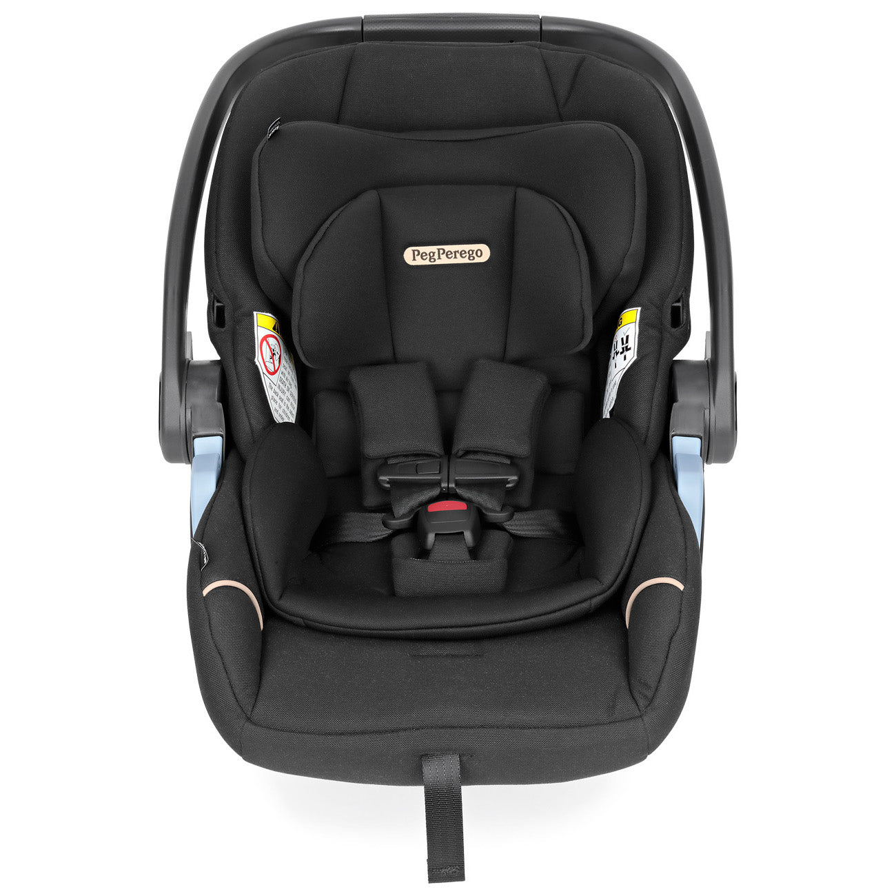 Peg Perego City Loop Double Stroller + Primo Viaggio Lounge Travel System Bundle - Black / True Black / True Black