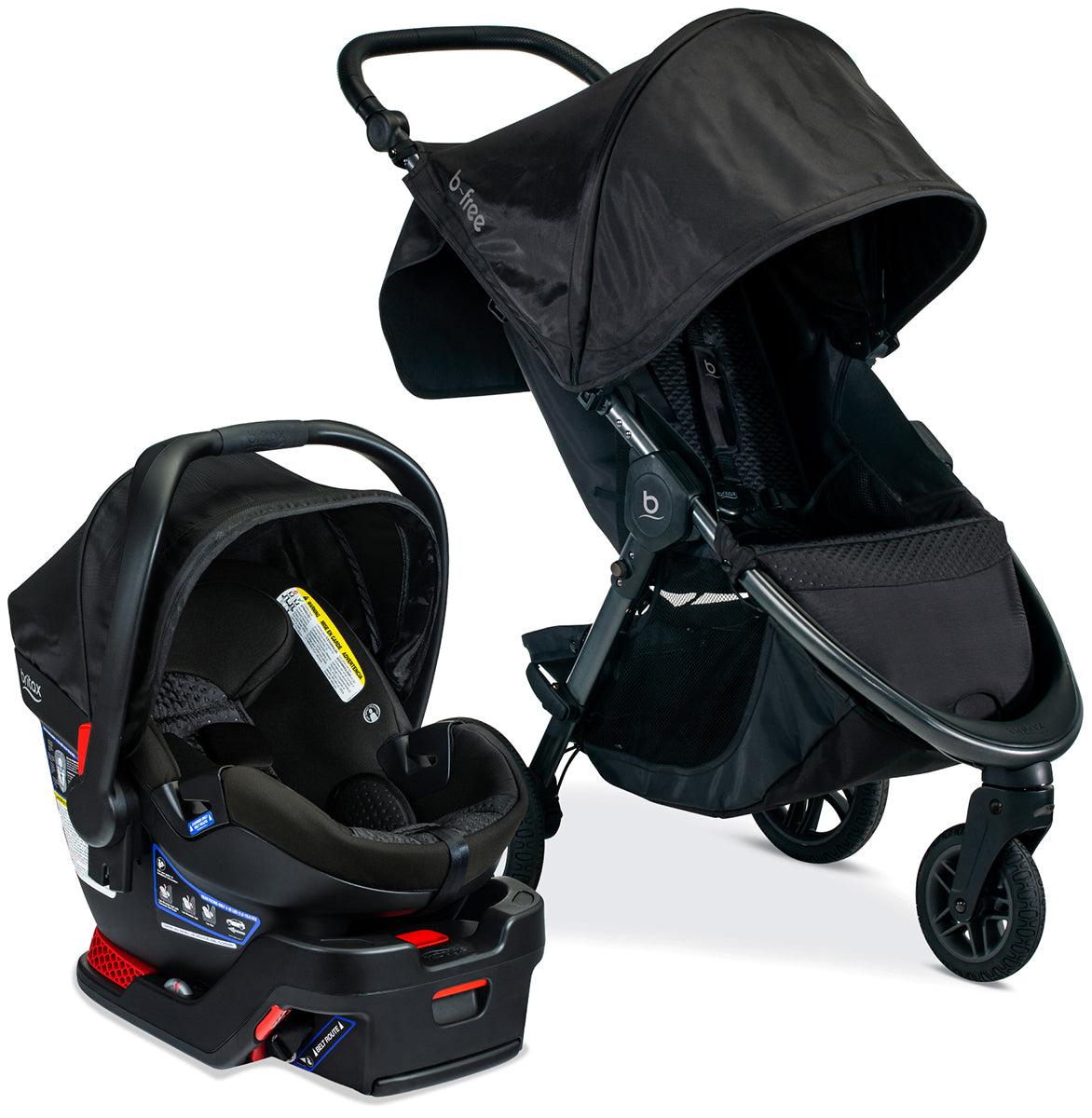 Britax OPEN BOX B-Free & B-Safe Gen2 FlexFit Travel System - Midnight
