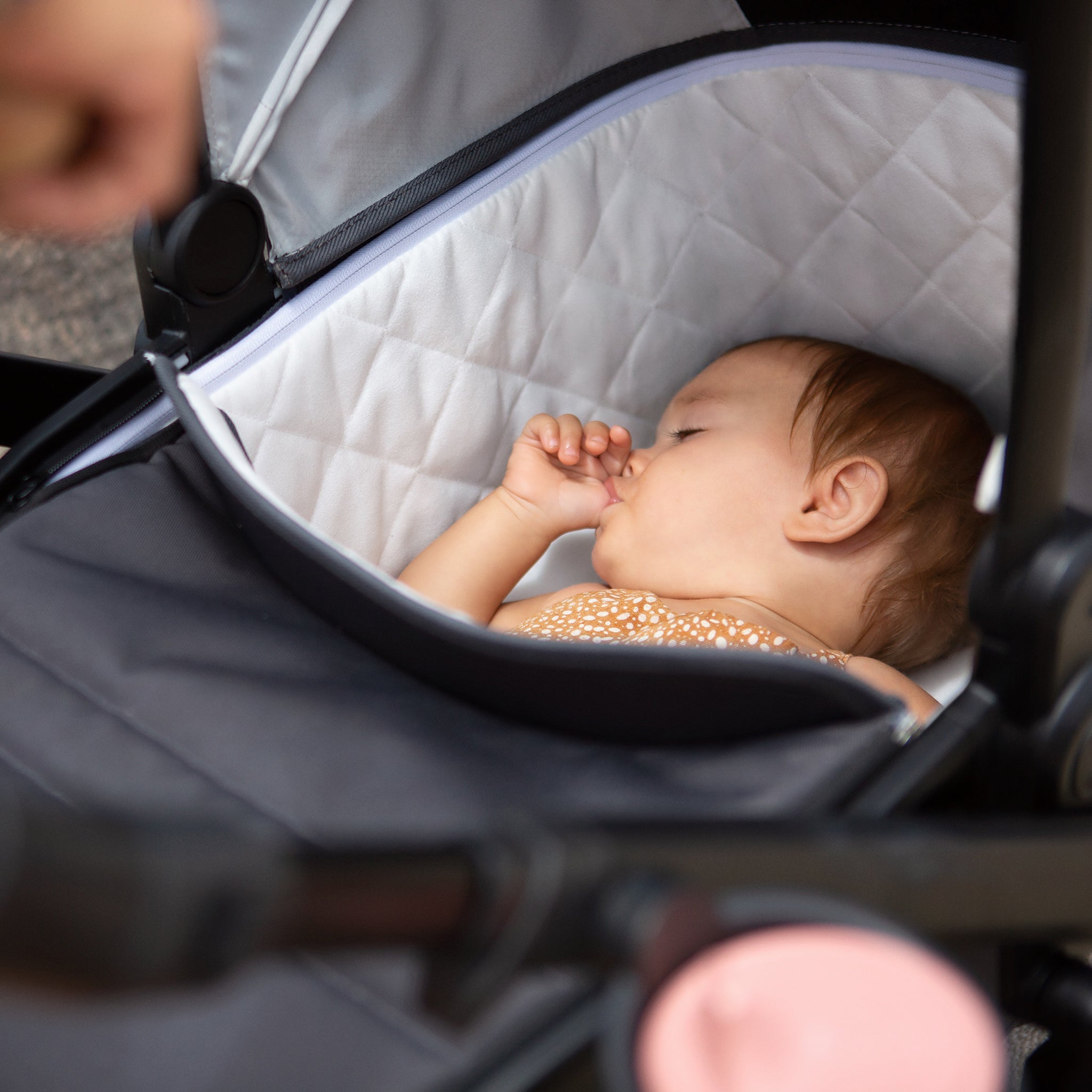 Veer Switch&Roll Luxe Single-to-Double Stroller + Infant Essentials Bundle - Gray Granite