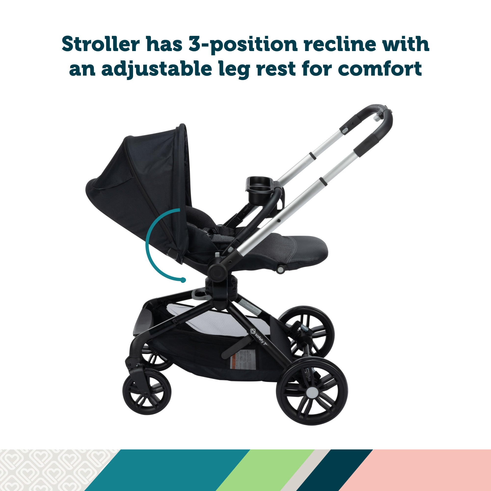 Safety 1st Turn and Go 360 Rotating Modular Travel System - Shade