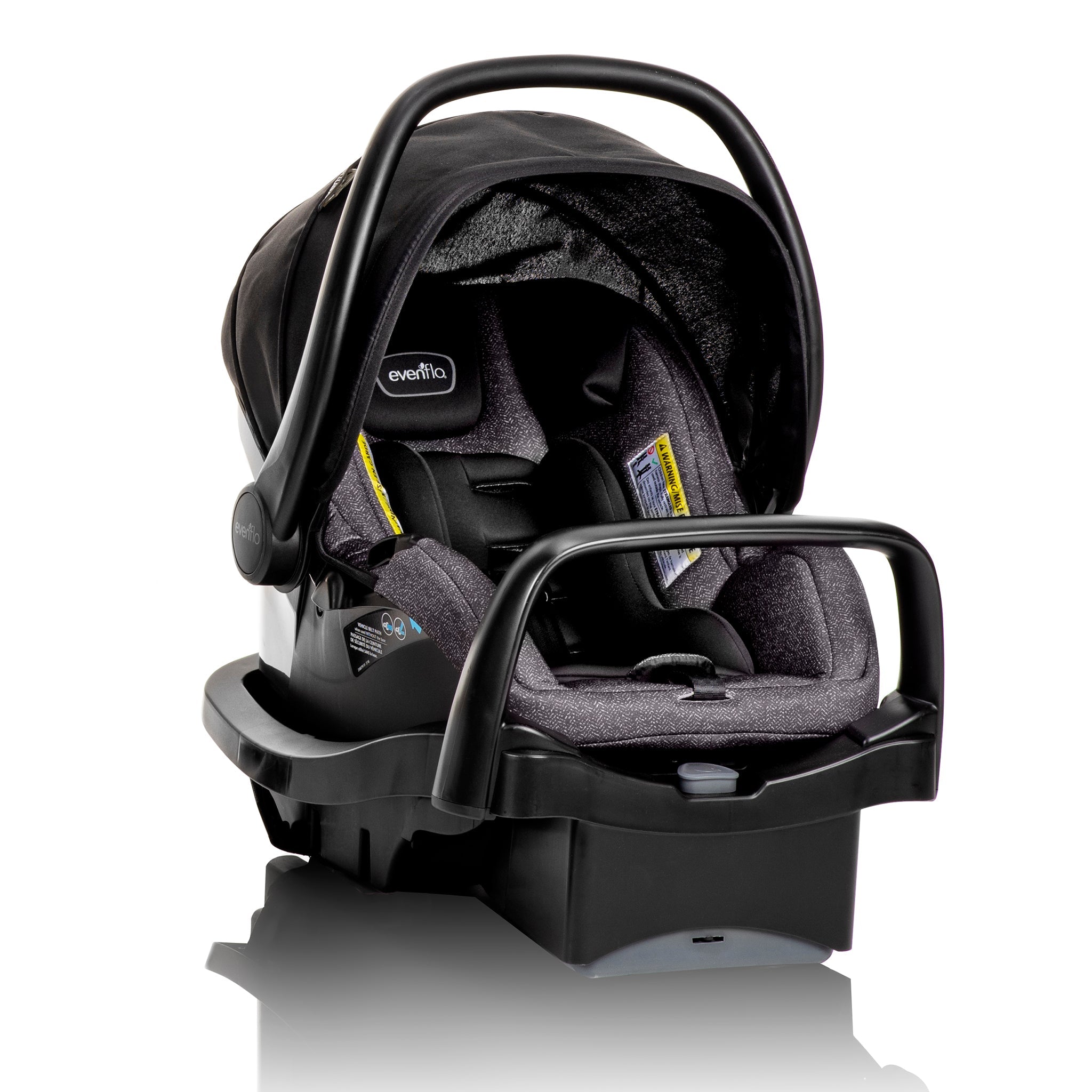 Evenflo Pivot Modular Travel System with LiteMax Infant Car Seat - Casual Gray