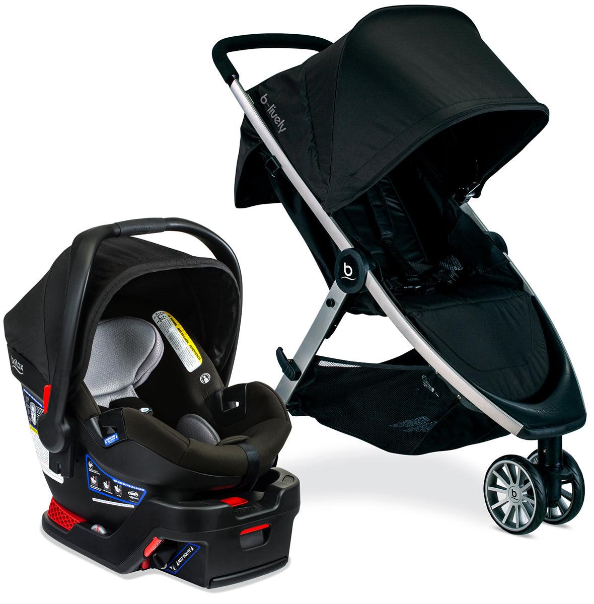 Britax OPEN BOX B-Lively & B-Safe Gen2 FlexFit Travel System - Twilight (SafeWash)