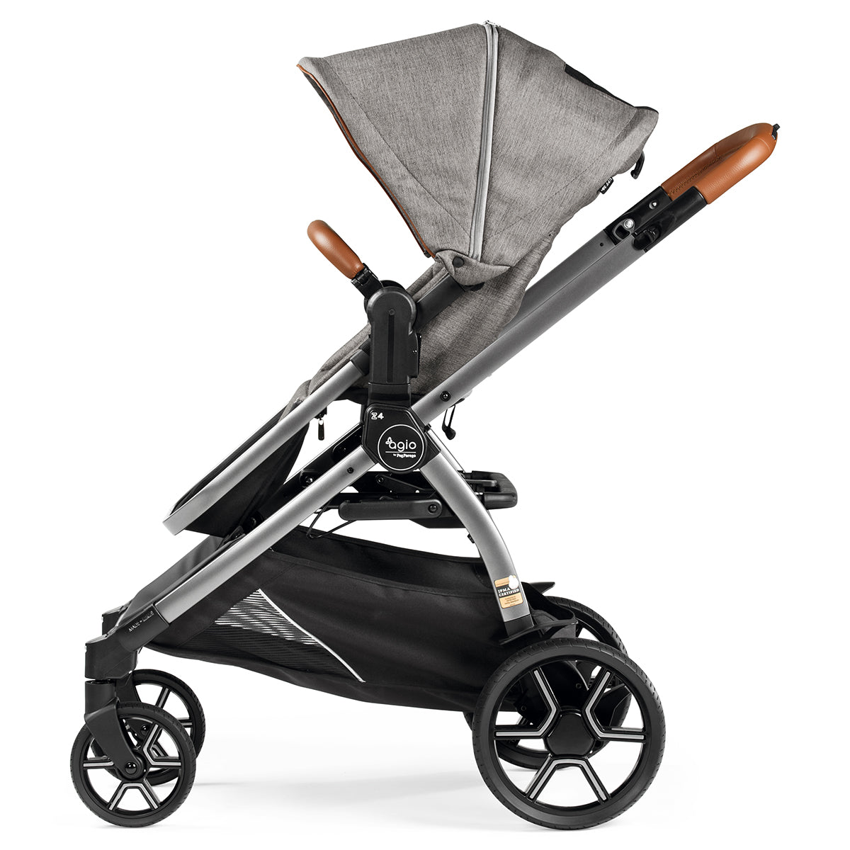 Agio by Peg Perego Z4 Single-to-Double Stroller - Grey