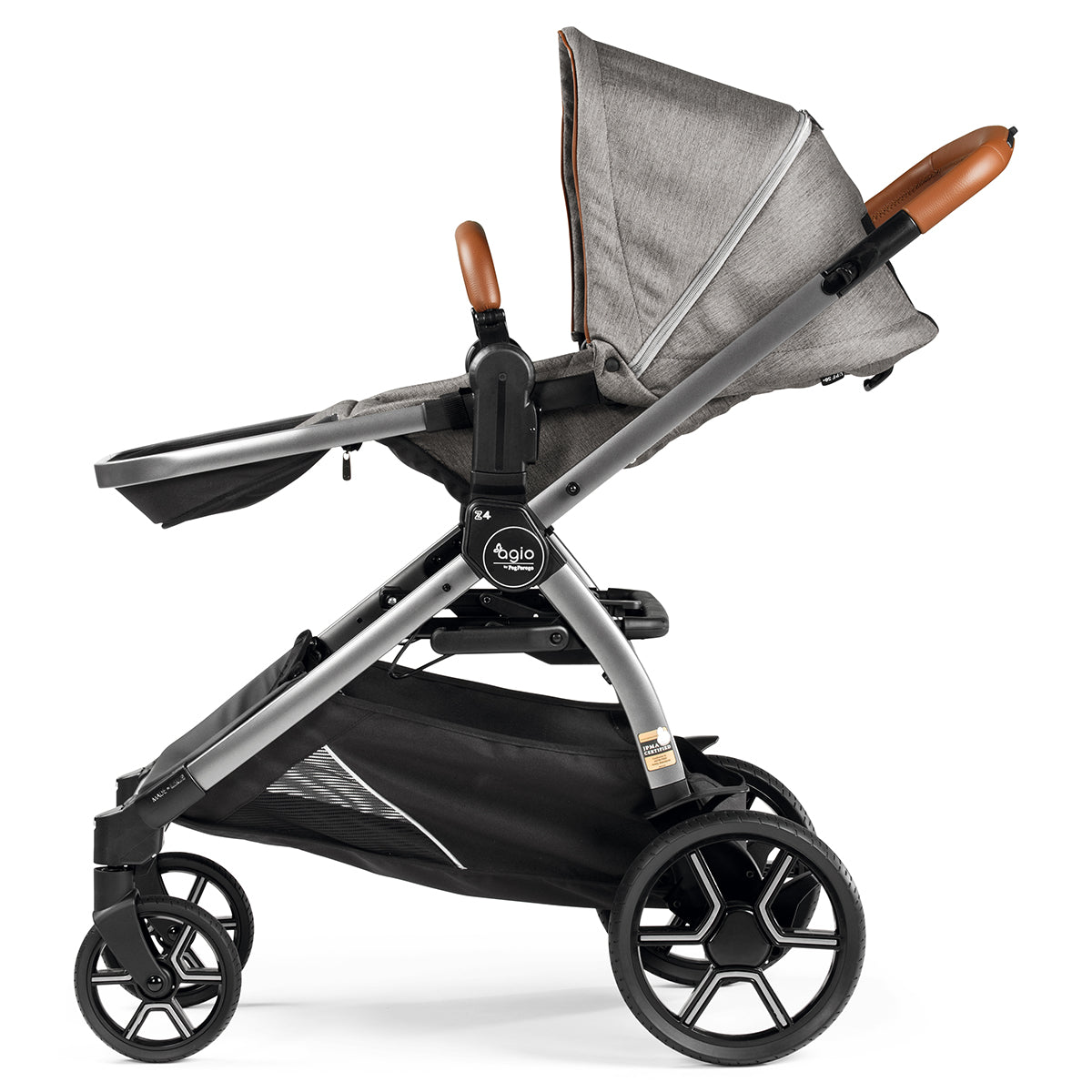 Agio by Peg Perego Z4 Single-to-Double Stroller - Grey