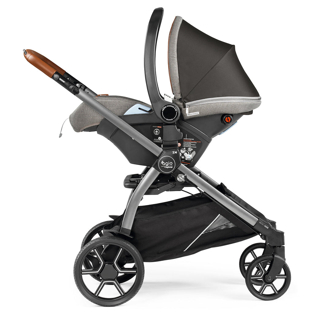 Agio by Peg Perego Z4 Single-to-Double Stroller - Grey