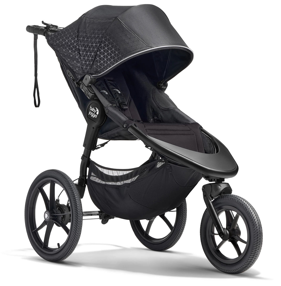 Baby Jogger Summit X3 Single Jogging Stroller - Midnight Black