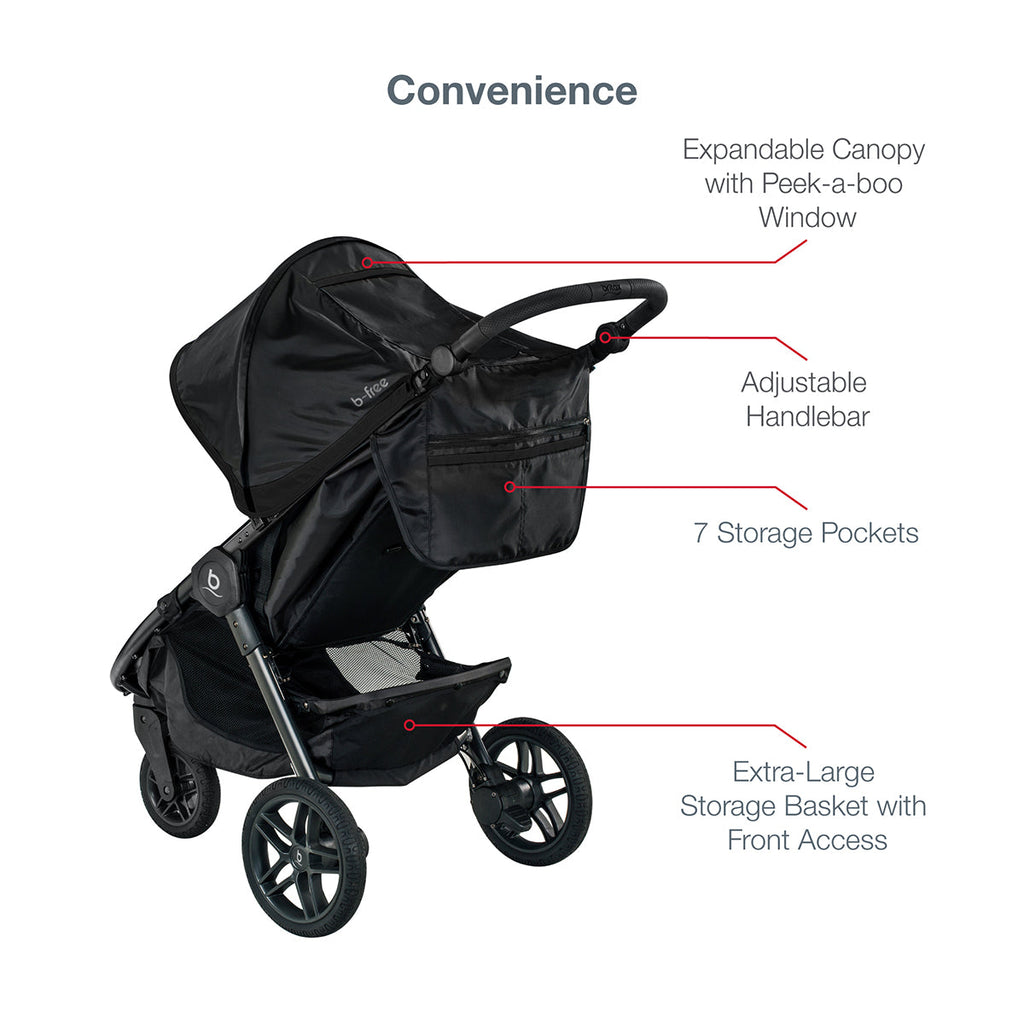 Britax B-Free & B-Safe Gen2 FlexFit Travel System - Midnight