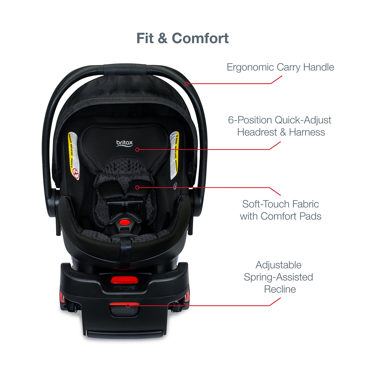 Britax B-Free & B-Safe Gen2 FlexFit Travel System - Midnight