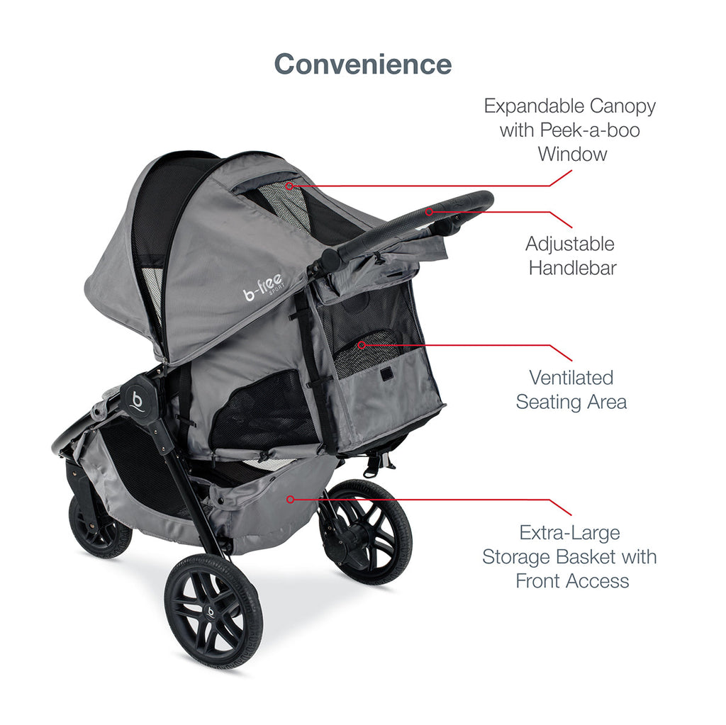 Britax B-Free Sport & B-Safe Gen2 FlexFit+ Travel System - Asher