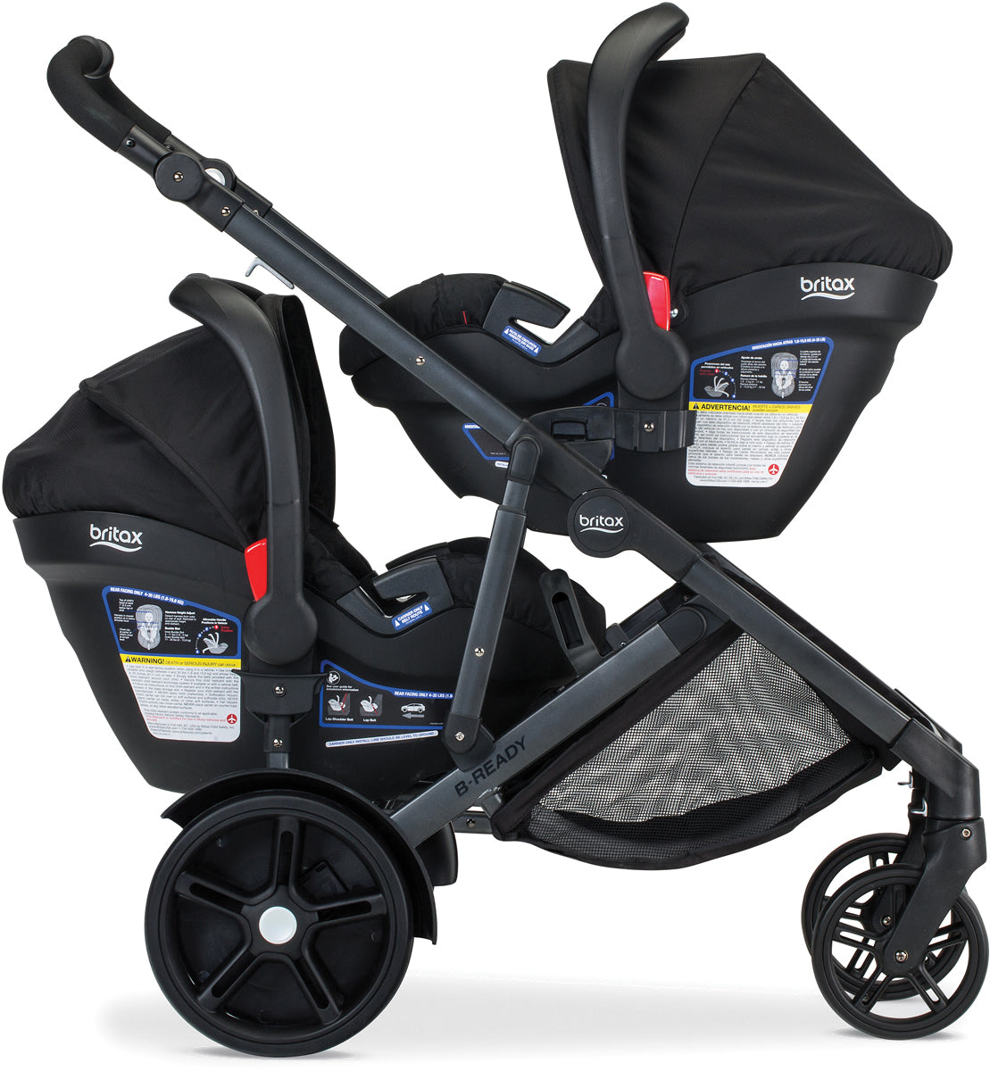 Britax B-Ready 2017 Single-to-Double Stroller - Peridot