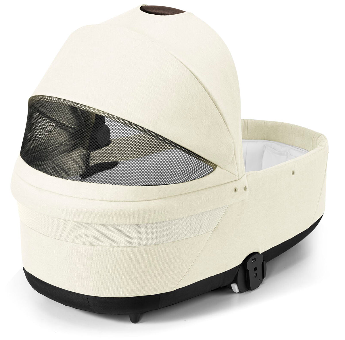 Cybex Balios S Lux 2 Stroller + Cot S Lux 2 Bundle - Taupe Frame / Seashell Beige