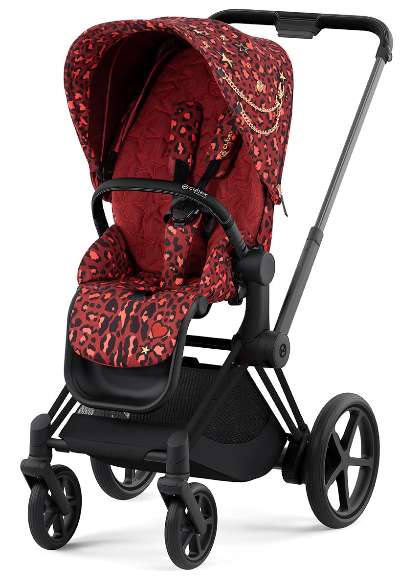 Cybex ePriam 2 Electronic Assist Complete Stroller Bundle - Rockstar by Alec Voelkel