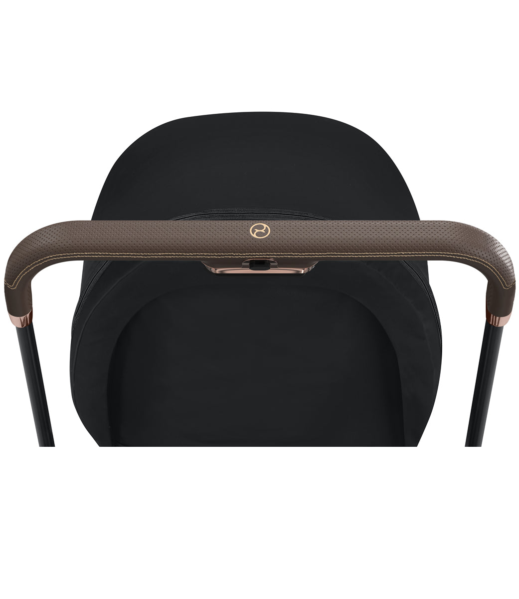 Cybex ePriam Electronic Assist Stroller - Rose Gold/Manhattan Grey