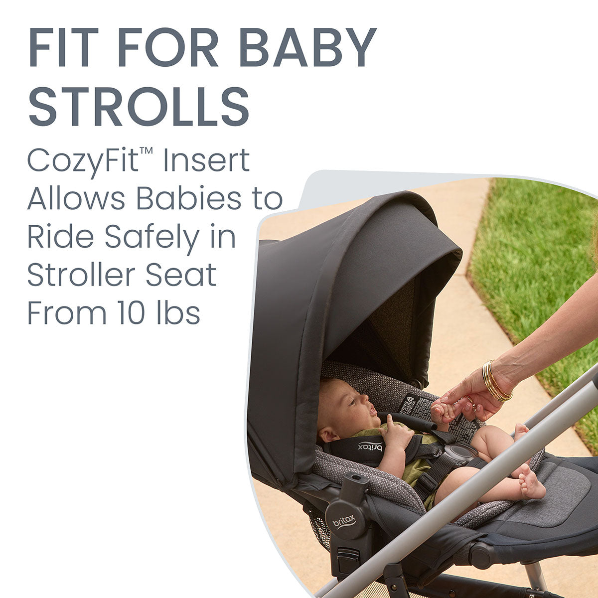 Britax Grove Modular Stroller - Pindot Stone