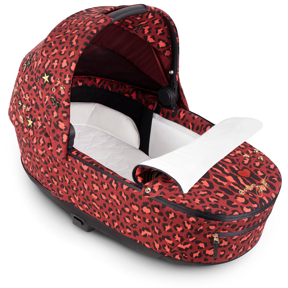 Cybex ePriam 2 Electronic Assist Complete Stroller with Lux Bassinet Bundle - Rockstar by Alec Voelkel