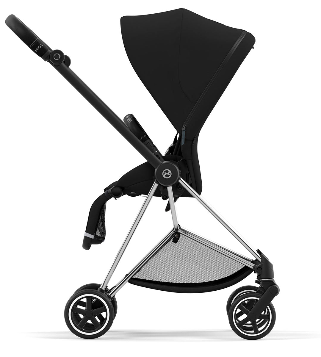 Cybex Mios 3 Stroller (One Box) - Chrome / Black / Deep Black