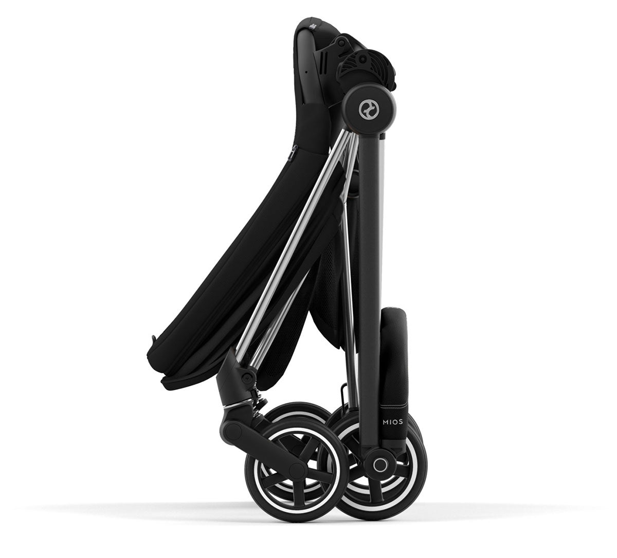 Cybex Mios 3 Stroller (One Box) - Chrome / Black / Deep Black