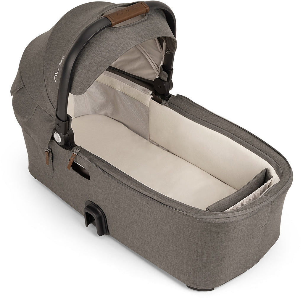 Nuna DEMI Next Stroller with Rider Board + DEMI Next Bassinet with Stand Bundle - Granite