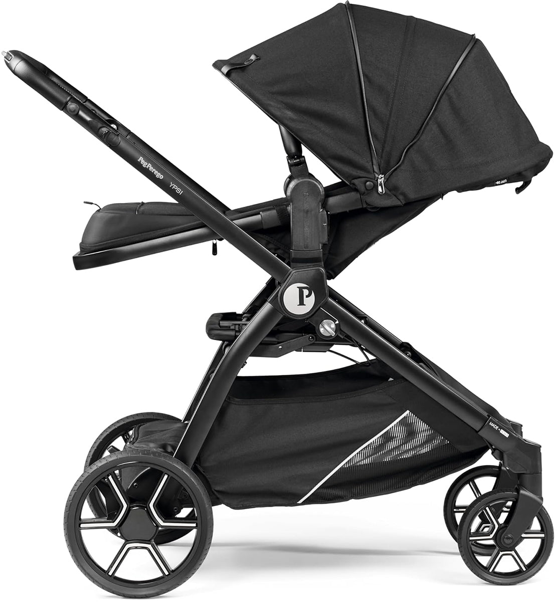 Peg Perego YPSI + Primo Viaggio Nido K Travel System Bundle - True Black / True Black