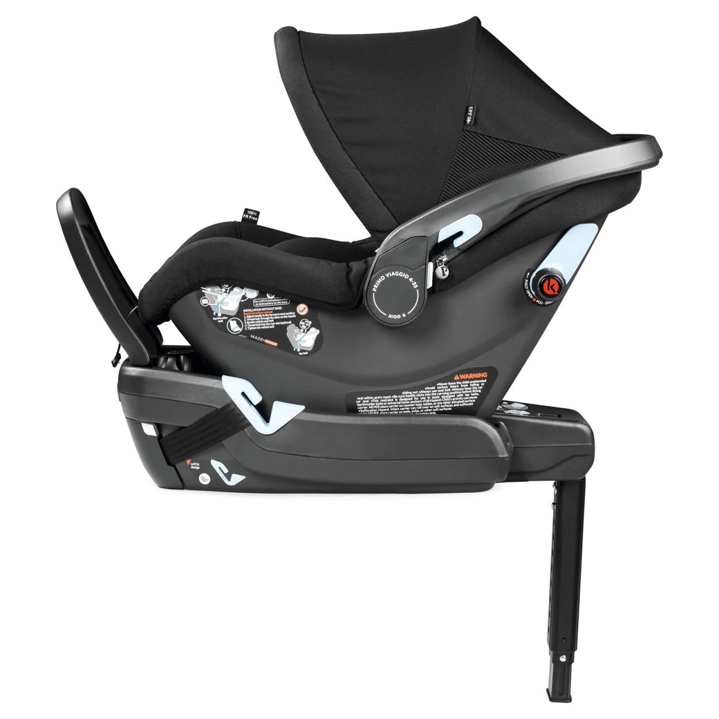Peg Perego YPSI + Primo Viaggio Nido K Travel System Bundle - True Black / True Black