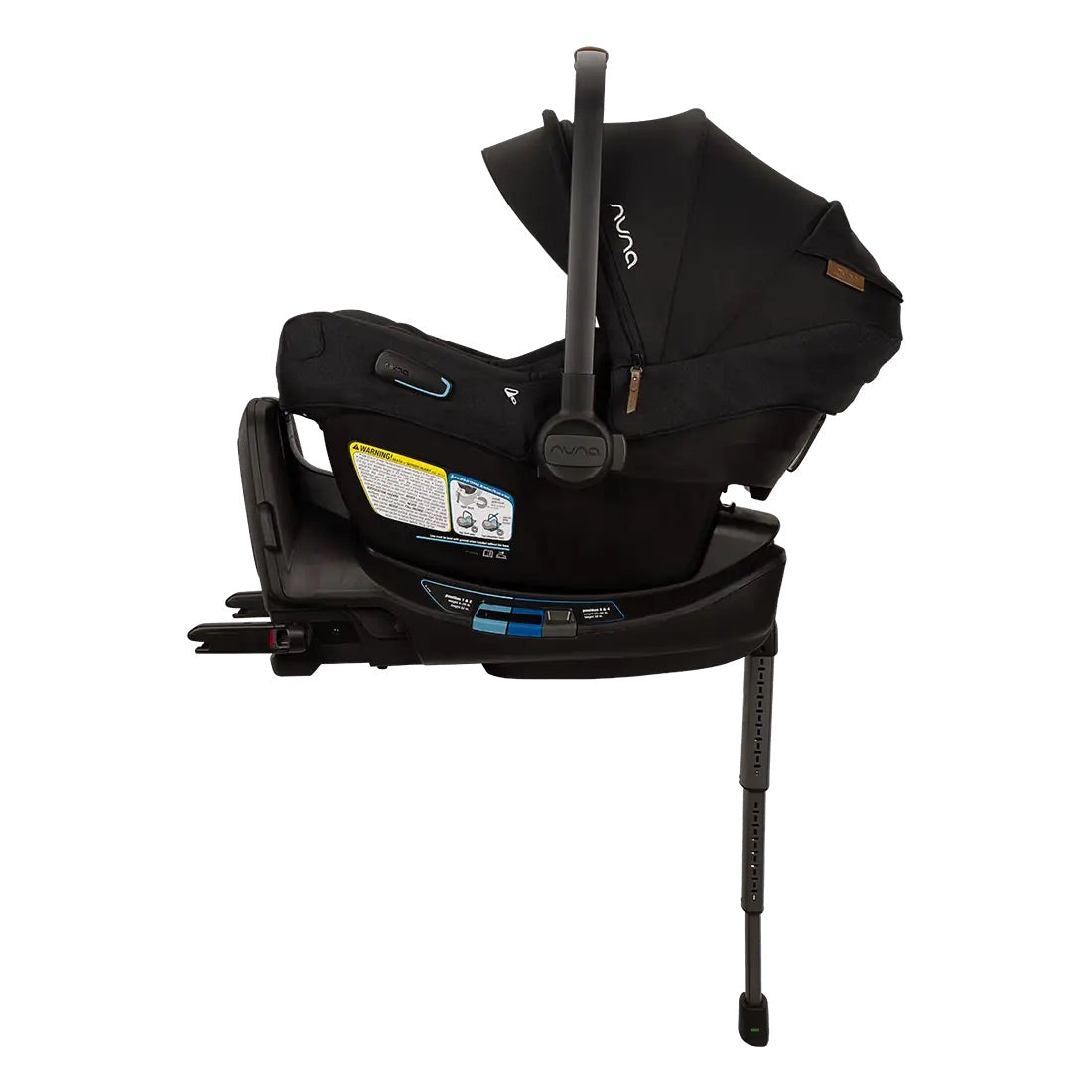 Nuna MIXX Next with Magnetic Buckle + PIPA Aire RX Travel System (One Box) - Caviar