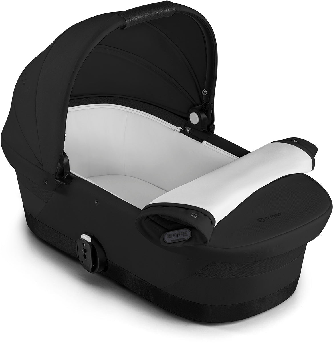 Cybex eGazelle S Electronic Assist Stroller + Gazelle S 2 Cot Bundle - Black Frame / Moon Black