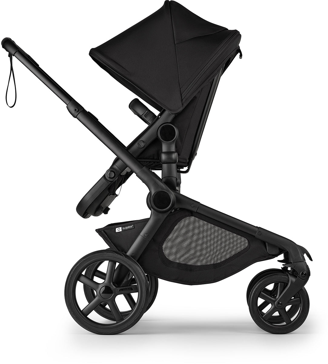 Bugaboo Kangaroo Complete Single-to-Double Stroller - Black / Midnight Black / Midnight Black