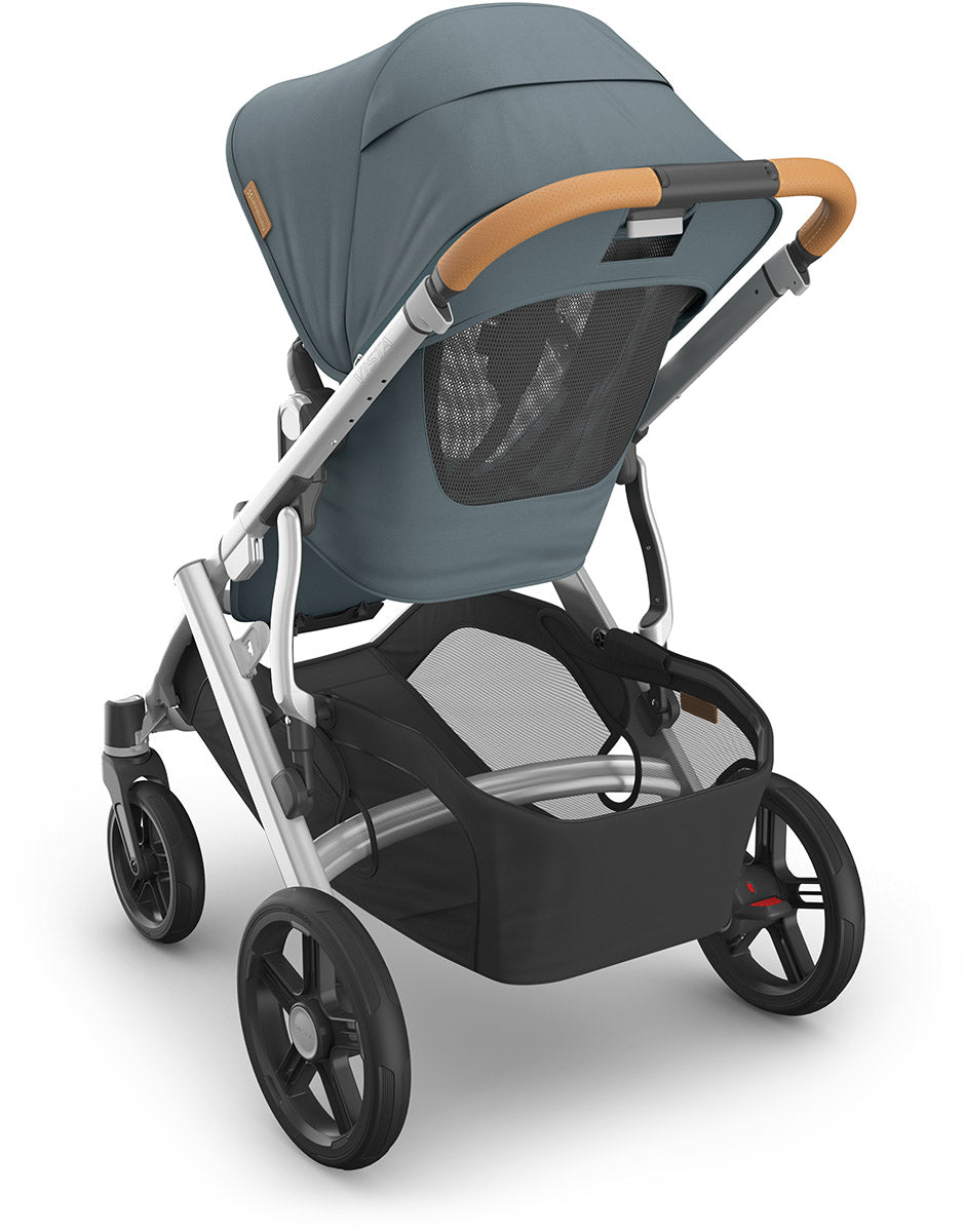 UPPAbaby Vista V3 Single-to-Double Stroller + PiggyBack Ride-Along Bundle - Callum