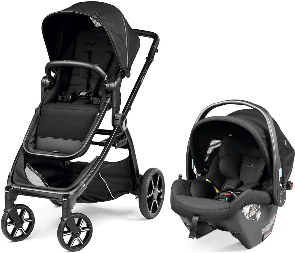 Peg Perego YPSI + Primo Viaggio Nido K Travel System Bundle - True Black / True Black