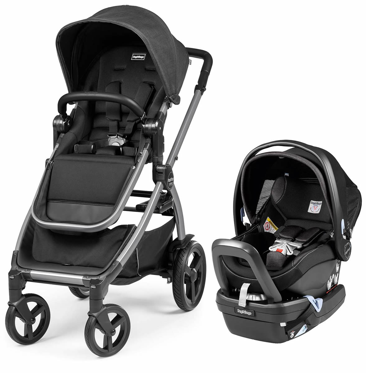 Peg Perego YPSI + Primo Viaggio Nido Travel System - Onyx