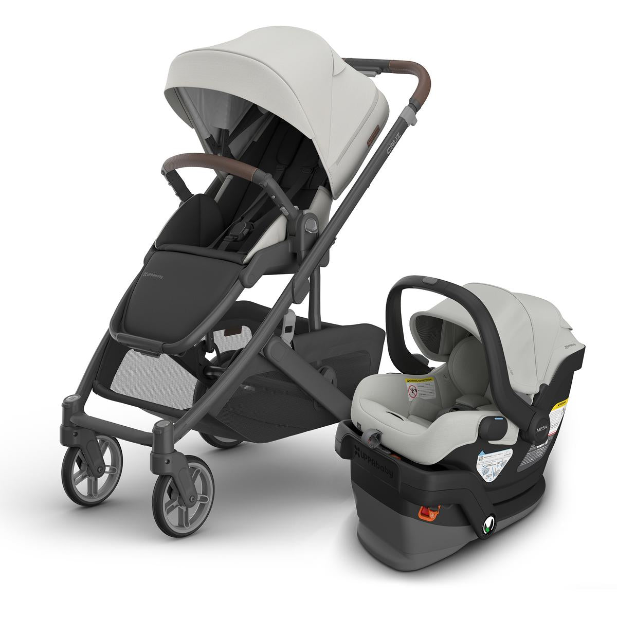 UPPAbaby Cruz V3 + Mesa V3 Travel System Bundle - Savannah / Savannah